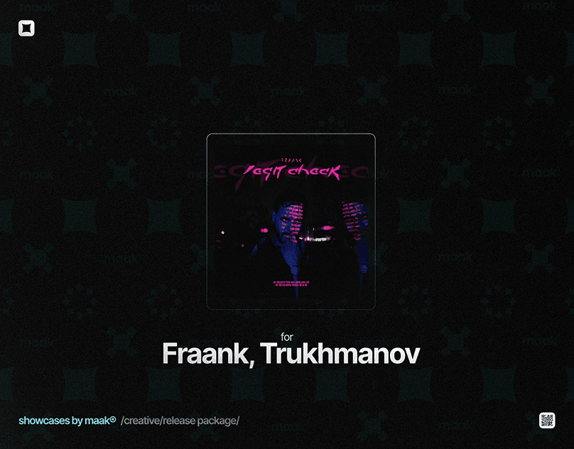 Fraank, Trukhmanov — Обложка и оформление релиза — «Legit Check»: результат