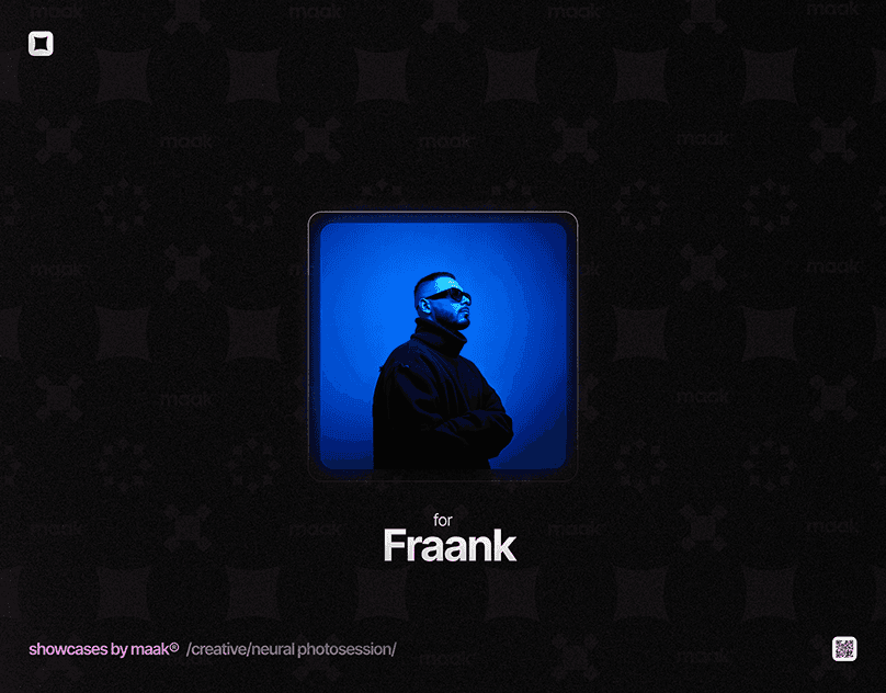 Fraank — Нейро-фотосессия для Fraank: результат