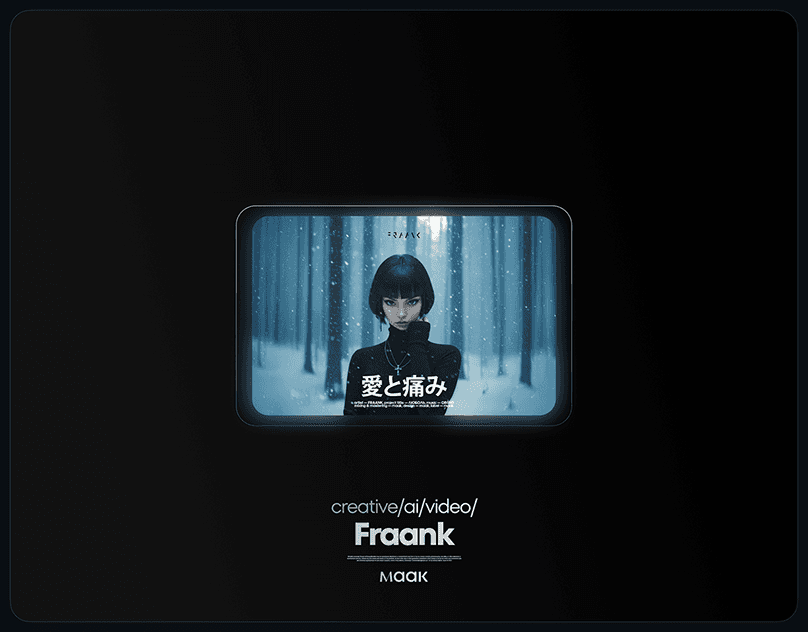 Fraank — Нейро-клип — «Люболь»: результат